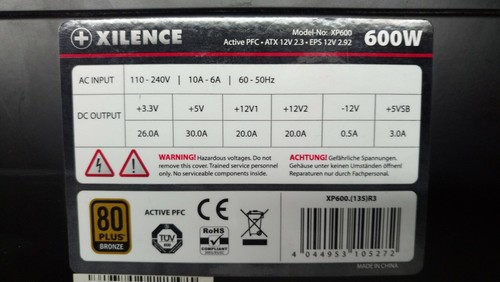 Alimentation atx xilence - atx,