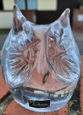 Chouette en cristal de Daum France très bon état 