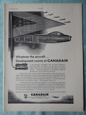 11/1955 PUB CANADAIR F-86 SABRE JET FIGHTER ORIGINAL AD