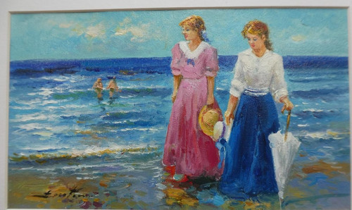 Tableau ancien huile portrait - tableau,