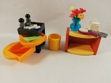 sympa  meuble accessoire coiffeur / soins   playmobil (  boutique  ) 0330