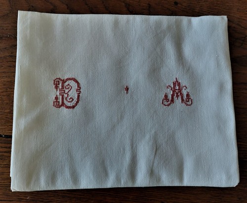 Serviettes table anciennes - serviettes, de