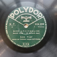 78 RPM - EDITH PIAF - Mon