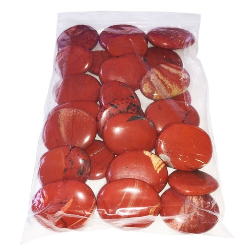 Pierres plates jaspe rouge - plates,
