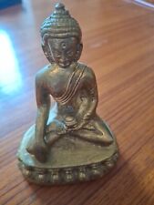 statue bronze ancien Népal BOUDDHA SAKYAMOUNI