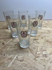 Lot De 6 Ancien Verres à Bières Belle Vue Gueuze Vintage