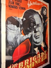 PREMIERE BRIGADE CRIMINELLE  dora doll   affiche cinema koutachy 1960