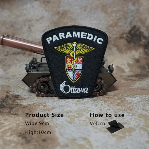 écusson brodé paramedic - brodé,
