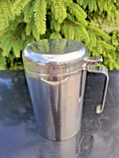 Sambonet Italy Pot pichet à café Thermique Vintage Stainless Steel 18-10 24oz