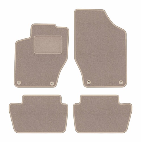 Tapis sol velours beige - tapis,