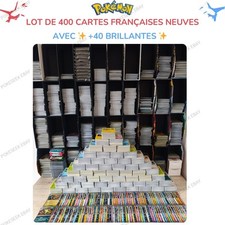 LOT DE 400 CARTES POKEMON FRANCAISES FR NEUVES BLOC EB/EV ✨ +40 BRILLANTES ✨