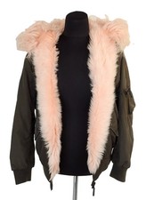 YVES SALOMON Army Green Lamb
