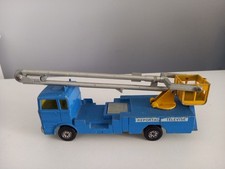 CAMION MERCEDES A NACELLE. LP 1418/46. SOLIDO. REPORTAGE TÉLÉVISÉ. 