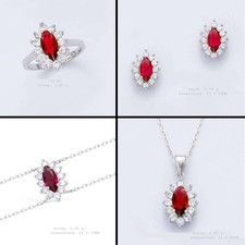 Parure 4PC T56 Rhodié