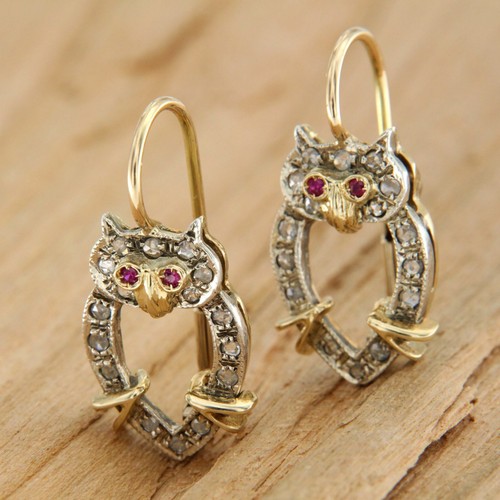 Boucles oreilles or - en,