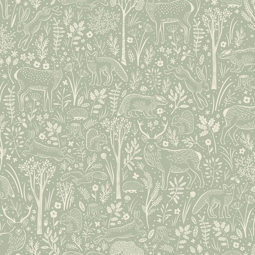 Forêt animaux vert - forêt,