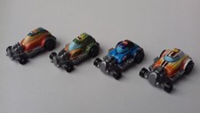 Série complète 4 Voitures Kinder FT - Véhicules HOT ROD - 2013 / 2014