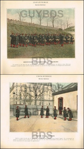 Typogravure xixe armée - xixe,