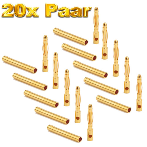 Paires fiches or 2mm - ✅,