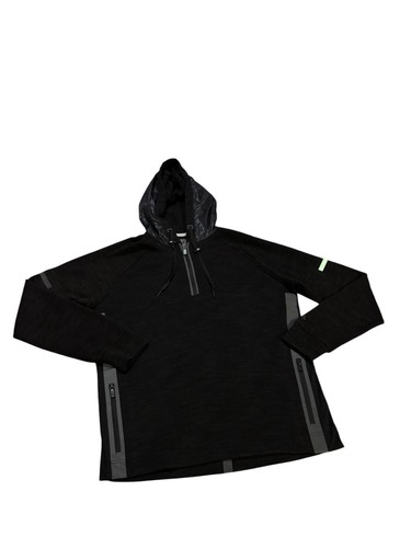 Blanc noir fleece hoodie black - fleece,