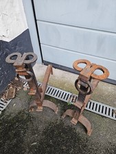 chenet cheminée tête de