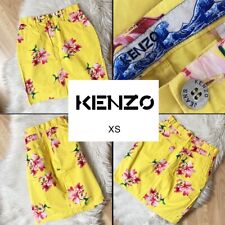Jupe courte jaune fleurie KENZO XS