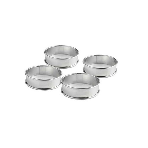 Cercle tarte 8x2cm inox - tarte,
