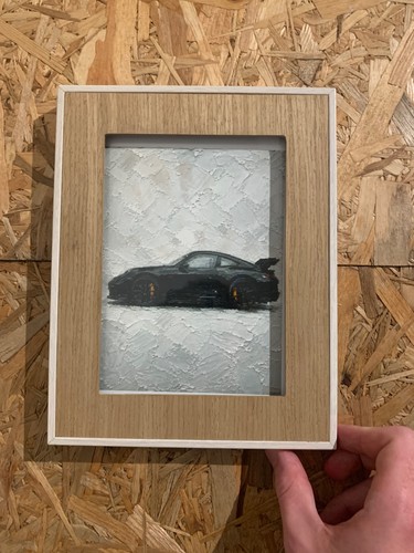 Tableau peinture porsche 911 - peinture,