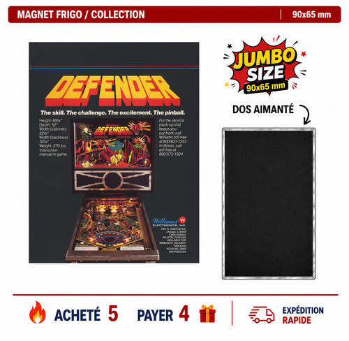 Magnet frigo defender 90x65 - 90x65, mm