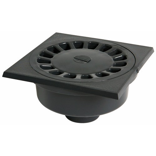 Siphon sol pvc gris - de,