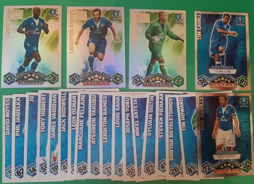 Match attax 2009 everton - 10,