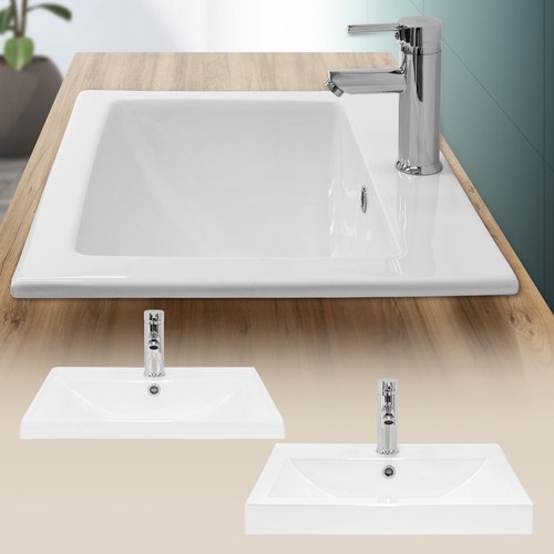 Lavabo céramique blanche - lavabo,