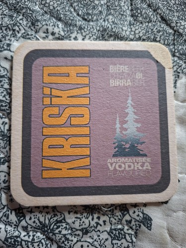 Sous bock bière kriska - bière,