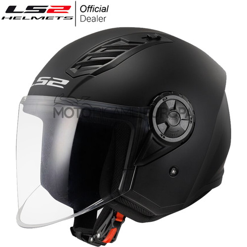 Casque jet ls2 airflow - airflow, noir