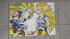 Grand Poster Dragon Ball GT Dorothée mangas vintage Goku SS3 SS4 Trunks ssj3