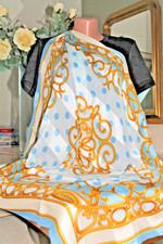 Foulard/Carré/Chale ★ LANCEL En soie 100% - hand rolled - 35 g★Silk SCARF