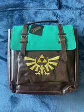 Sac à Dos Zelda Simili Cuir Marron Neuf Nintendo Mario Pokémon
