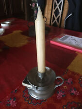 Bougeoir ancien, en étain
