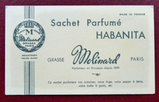 CARTE PARFUMÉE - MOLINARD - SACHET PARFUMÉ - HABANITA -