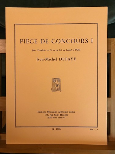 Defaye piece de concours - defaye,