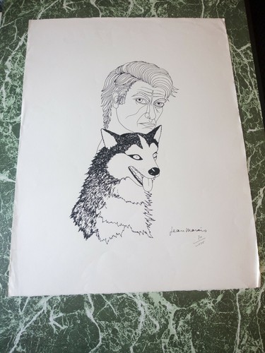 Jean marais lithographie - ,
