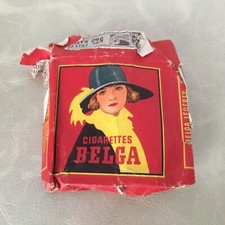 BELGA - Paquet de cigarettes Ancien vide Époque Art Deco 1920- 1930