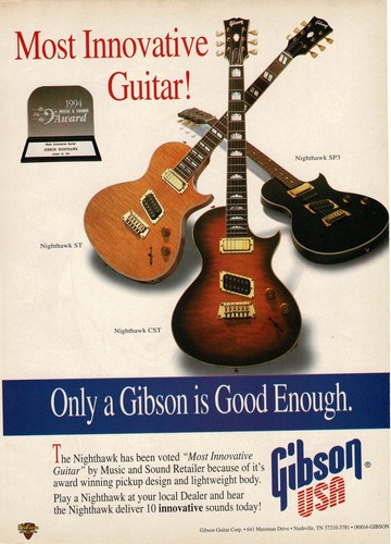 1994 gibson nighthawk electric - 1994,