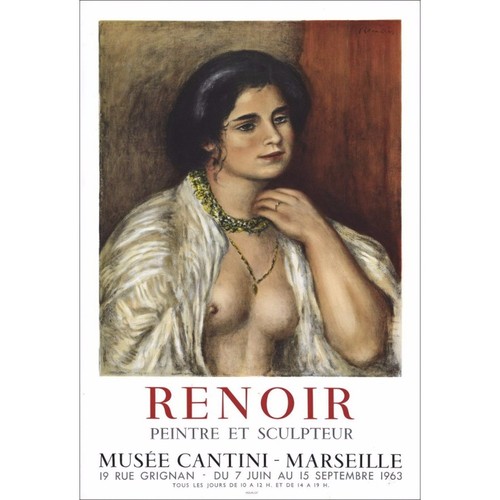 Renoir auguste lithographie - renoir,