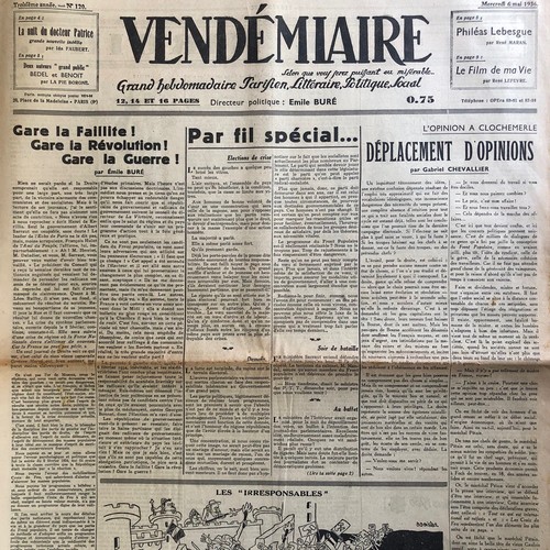 Journal vendemiaire 1936 - vendemiaire, 06/05/1936