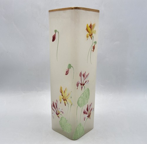 Vase carré verre soufflé