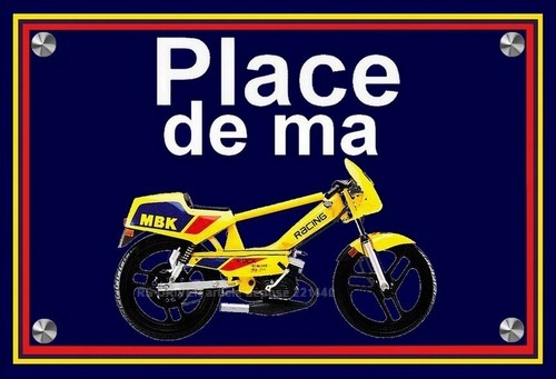 Plaque place mbk 51 - ,