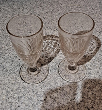 2 verres Torsade absinthe glass in Ouraline