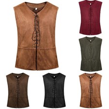 Gilet costume de pirate de la Renaissance pour homme taille gothique steampunk m