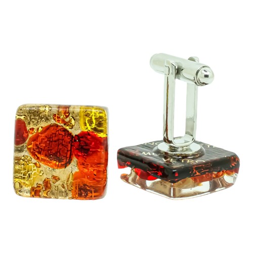 Boutons manchette verre - manchette,